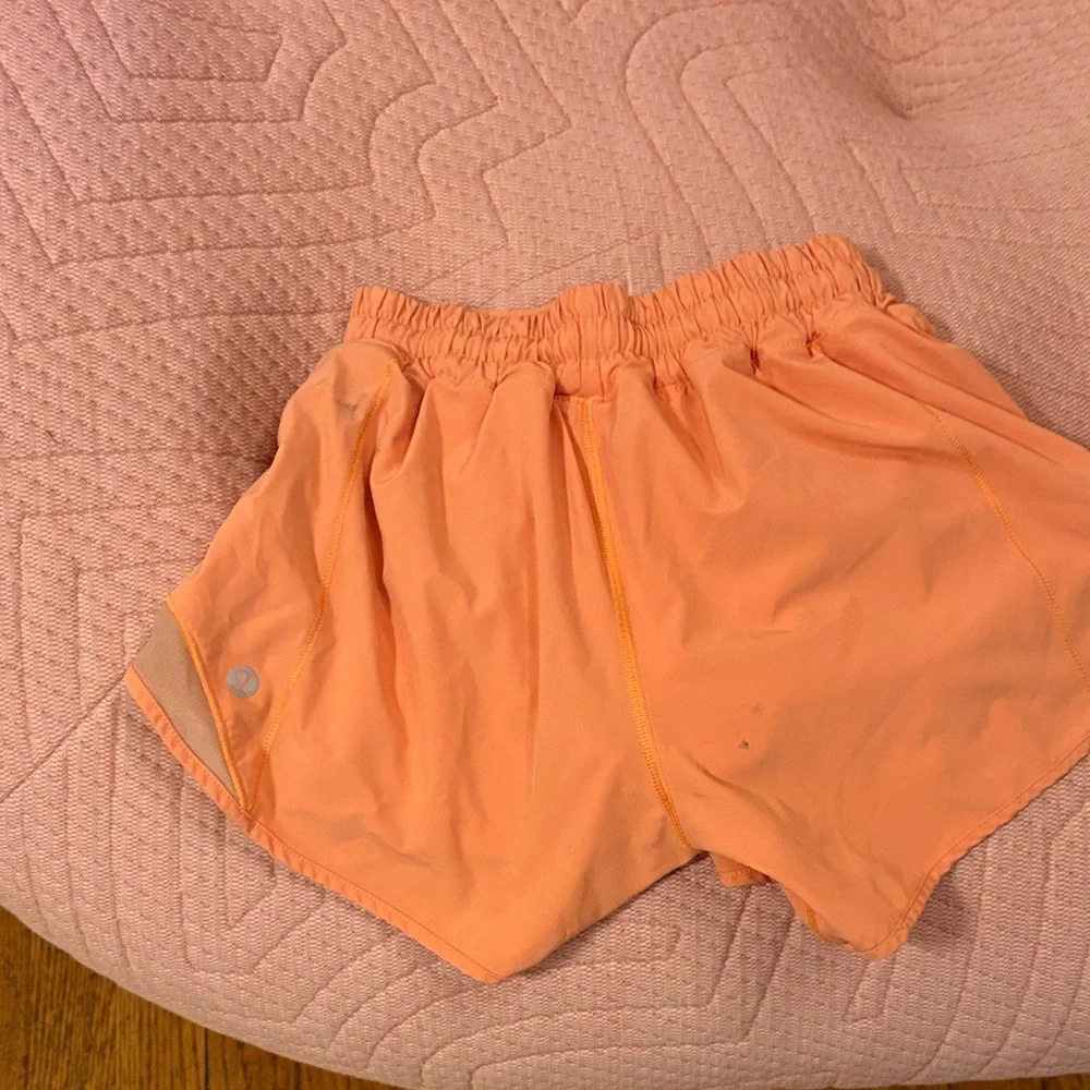 lululemon athletica Peach Athletic Running Shorts